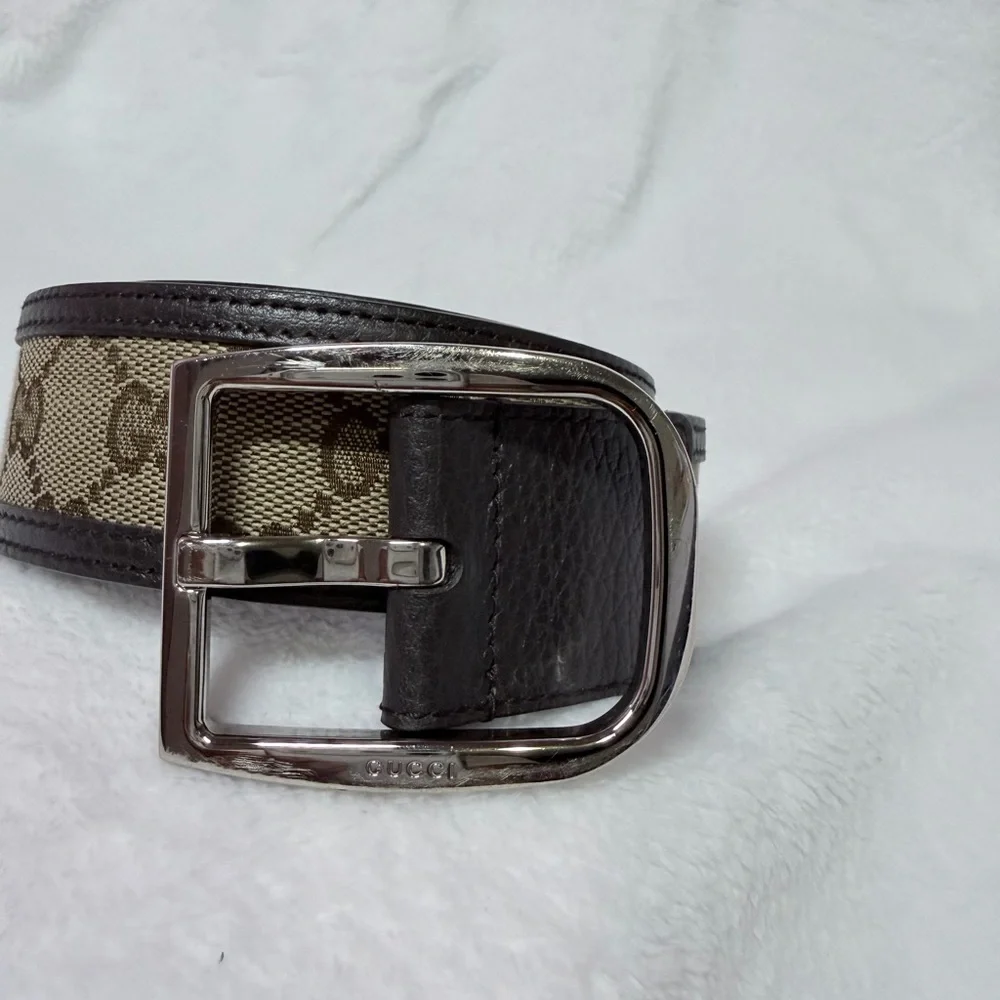 👨🏻Gucci Black and Brown Men's Belt